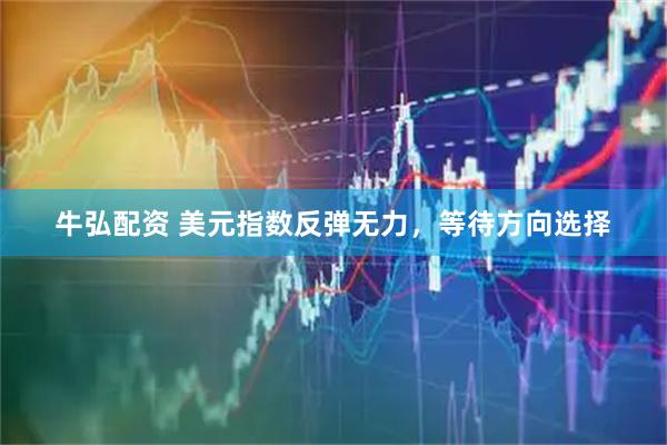 牛弘配资 美元指数反弹无力,等待方向选择